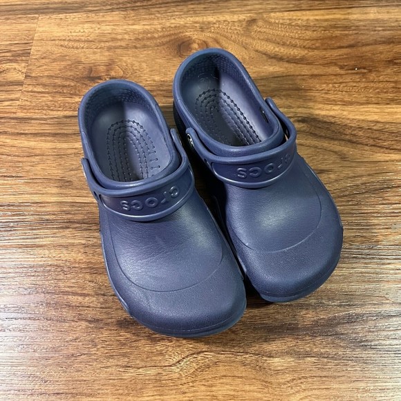 Crocs Specialist II Navy Blue Clogs Work Shoes Unisex Size Women 7  Mens 5 - Picture 1 of 8